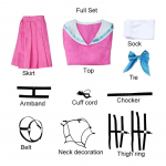 Scione Danganronpa V3 Killing Harmony Iruma Miu Cosplay Kost&uuml;&uuml;m Anime M&auml;ng Kleit Koolivorm T&auml;iskomplekt S&Danganronpa V3