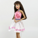 Armas roosa printsesskleit Barbie-nuku r&otilde;ivaste jaoks Riided Barbie jaoks Aksessuaarid Nukumaja laste m&auml;nguasi DIY k&auml;sitsi valmistatud nukud lastele roosa