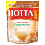HOTTA Instant Ginger Stevia ekstraktiga Tugeva maitsega valem 14/50 kotikest - Tai 14 Sachets pruun