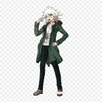 Nagito Komaeda Danganronpa 2 Goodbye Despair Videom&auml;ngud Prinditud Kleebis Riietel DIY Termokleebised T-s&auml;rkidele Paik Triikimisega &Uuml;lekantav Paik