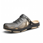 New Style Rannajalatsid &otilde;ues Kahe kandmisega reisikingad &otilde;&otilde;nsad sandaalid Meeste vabaaja sandaalid 40