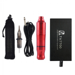 Professionaalse t&auml;toveerimismasina mootoriga p&ouml;&ouml;rleva t&auml;toveeringu pliiatsi ruum alumiiniumist kulmukasseti pliiatsi meigikomplekt