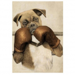 5D DIY Teemantmaaling Poksikoer Ristpiste komplekt Mosaiik Teemanttikandid Roos T&auml;is&uuml;mmargune/ruudukujuline puur Kodukaunistus Round 20x30cm