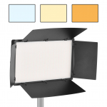 Andoer LED-800 LED-videovalgusti professionaalne fotograafia valguspaneel 800 tk eredad valgushelmed EU Plug must