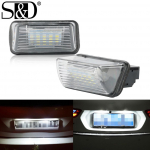 2tk Car Canbus LED numbrim&auml;rgi tuled Peugeot 206 207 306 307 308 406 407 Partner 18SMD veavaba auto lamp