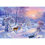 DIY 3D teemantmaaling Snow Deer tikandid Cross Craft Stitch Home Decor Full Round 20x25CM