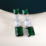 Bella Box Uued Rohelised Valged N&ouml;&ouml;pk&otilde;rvar&otilde;ngad Naiste Graatsilised Naised Pulma-aastap&auml;eva kingitused Noble Lady's Party Ehted roheline