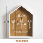 Puidust seinale paigaldatav v&otilde;tmehoidja Ruum Elutuba V&otilde;tmekonks T&auml;ispuidust Seina Prahi Viimistlus Korraldaja Veranda Kaunistus V&otilde;tmete Hoiukast puidust pruuni v&auml;rvi