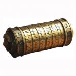Cryptex Da Vinci Code Mini Cryptex Lock puslekarbid peidetud lahtritega Aastap&auml;eva romantilised s&uuml;nnip&auml;evakingitused s&otilde;brap&auml;evaks 13.5x5.5x5.5cm messingu