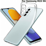 Telefoni&uuml;mbris Samsung Galaxy M23 5G pehmest silikoonist l&auml;bipaistev p&otilde;rutuskindel Samsung Galaxy M23 5G puhas