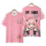 Spy X Family 3D Prinditud T-s&auml;rgid Anime Kawaii T&uuml;druk Anya Forger Mehed Naiste Mood Suur T-s&auml;rk Harajuku Lapsed T-s&auml;rgid Topid Riided S