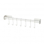 K&ouml;&ouml;giriistade riiul S&auml;&auml;stke ruumi Hoiun&otilde;ud Kandev&otilde;imeline Praktiline Tugev kleepuv hoidikkonks koju 30cm must