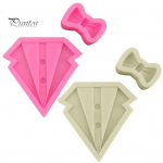 1 komplekt Praktiline kleepumatu keskkonnas&otilde;bralik koogi&scaron;abloon L&otilde;putseremoonia pidu Magustoit K&uuml;psetusvorm Pagarit&ouml;&ouml;koja tarvikud S