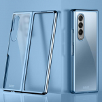 L&auml;bipaistev eesmine tagaosa kokkupandav kaitsekate Samsung Galaxy Fold4 5g Z Fold 4 Zfold4 korpuse katteraam k&otilde;va p&otilde;rkeraam Coque jaoks For Samsung Z fold 4