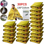 V&auml;ljas avariiolukorras elluj&auml;&auml;mise tekk veekindel SOS esmaabi Kuldne Sliver Rescue kardina foolium termiline s&otilde;jaline tekk 30pcs kuld