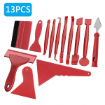 21 tk/13 tk auto vin&uuml;&uuml;lkilele pakkimise t&ouml;&ouml;riistad autokleebiste kile kaabitsakomplekt, automaatne vildist kaabitsa kaabitsa komplekt nugade kleebisplastist tarvikud 13pcs punane