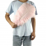 10TK 45-50cm V&auml;rvilised Suured Suled Jaanalind Laualill Laualill Pulmadekoratsioon Jaanalinnusuled heleroosa v&auml;rv