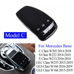 Keskkonsooli hiire k&auml;sitsi kirjutamise puuteplaadi l&uuml;liti juhtkate Mercedes BENZ W205 W253 W166 W222 W213 C GLC GLS GLE E jaoks Model C