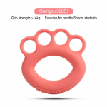 1 tk Viie s&otilde;rme intensiivsusega haardeseade S&otilde;rmeharjutused venituspingid k&auml;epideme treener Fitness Fidget m&auml;nguasjapallid lihasj&otilde;udu treeniv kumm oranž