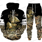 Kevad s&uuml;gisene 3D kalaprint meeste naiste kapuuts + p&uuml;ksid 2tk Komplektid Camo kalap&uuml;&uuml;k jahipidamine matkariided mood &otilde;uespordir&otilde;ivaste komplekt M