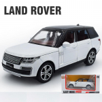1:32 skaalaga Land Roveri Range Roveri maasturite automudel, simulatsiooniheli ja kerge tagasit&otilde;mbega sulamist autode kollektsiooni kaunistused poiste m&auml;nguautode kingitused 1/32- 16x6x5cm valge