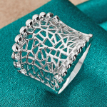 925 Sterling h&otilde;bedane n&otilde;gus &otilde;&otilde;nes 7 8 910 s&otilde;rmus naistele v&otilde;luv ehted 7