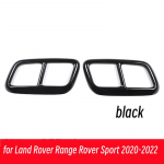 Roostevabast terasest Land Rover Range Rover Sport 2018-2022 Car Styling tagumise v&auml;ljalasketoru katte trimmi summuti black for 2020-2022