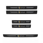 Car sticker carbon fiber decorative strip car door For Smart 451 brabus Smart 453 fortwo forfour car 5PCS