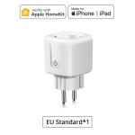 1/2/4tk Smart Home WiFi pesa Homekit seinakontakt Siri h&auml;&auml;ljuhtimine nutikas pistik T&ouml;&ouml; Apple Homekitiga 1PCS