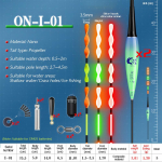 ONLYOU spiraalsaba pilkup&uuml;&uuml;dev induktsioonelektrooniline kalaujuk helendav intelligentne ujuk v&auml;lij&auml;rve veehoidla tiigi j&auml;&auml;p&uuml;&uuml;gi ujuk 2/4 tk/komplekt ON-I-01