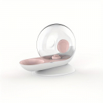 Automaatne lemmiklooma veepurskkaev siseruumides kasutatavatele kassidele, 94,68 untsi, suure mahutavusega armsa teokujuline kassi vees&ouml;&ouml;tur, l&auml;bipaistev kassi veejaotur valge