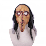 Verine &otilde;mmeldud linnusuu mask Cosplay &otilde;udusnoka kiiver kogu n&auml;oga lateksist peakatted Halloweeni maskeerimispeo kost&uuml;&uuml;mide rekvisiidid One Size