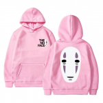 Anime Spirited Away No Face Meeste graafiline kapuuts Unisex 90ndate Manga Harajuku dressipluus Unisex Naiste mood vabaaja suuremahulised kapuutsid 3XL