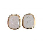 1 paar elegantseid k&otilde;rvar&otilde;ngaid emailiga riietus H&uuml;poallergeenne peen naiste t&uuml;drukute k&otilde;rvar&otilde;ngad igap&auml;evaseks kandmiseks valge