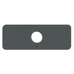 Segistipadi, tugevalt imav, pritsmekindel pestav, h&otilde;lpsasti puhastatav segisti taga valamu &auml;ravoolupadi K&ouml;&ouml;gitarbed 38cm hall