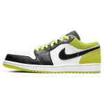 Air Jordan 1 Low Cyber Unisex tossud Kollane Must Valge CK3022-003 42