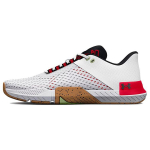 Under Armour TriBase Reign 4 Valge Raadio Punane Meeste Tennised 3025052-107 44.5