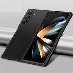 Moodne nahk&uuml;mbris Samsung Galaxy Z Fold 5 4 3 2 silikoonist p&otilde;rkeraua p&otilde;rutuskindel telefoni&uuml;mbriste kate For Galaxy Z Fold 5 must