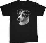 Jack Russelli terjer Unisex T-s&auml;rk Koerat&otilde;ug Portree Face Tee Dog Person S