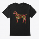 Boxer Dog Flowers Standard Unisex T-s&auml;rk S