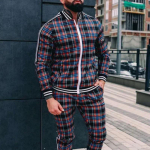 Uus H&auml;rrasmeeste dressikomplekt Jakid Komplektid Meeste &uuml;likond Meeste Moodsad dressid Spordikost&uuml;&uuml;mid Meeste Pusad Spordir&otilde;ivad Mantel+P&uuml;ks 3XL 199cm