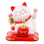 Solar Lucky Cat Tere tulemast Lucky Chinese Cat Wave ja embake Lucky Cat muster kodu kaunistamiseks 1