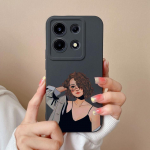 For Tecno Spark 10 C Pova Neo 3 Infinix Note 30 Hot 30 Itel S23+ P40+ Case Telefoni &uuml;mbris Fashion Boy Girl Matt kaitsev pehme silikoonist kesta kaitserauad Infinix GT 10 Pro