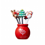 1 komplekt 5-osalist j&otilde;ulupuu roostevabast terasest puuviljakahvlite komplekti mini armsaid salati-s&ouml;&ouml;giriistasid k&ouml;&ouml;gividinaid