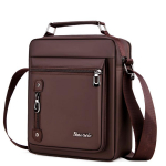 &Otilde;lakott Crossbody Bag &auml;rikott Oxford Vintage vabaaja meeste mood pruun