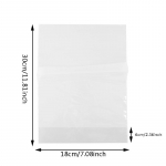 100 tk l&auml;bipaistvad leivapakendite kotid K&ouml;&ouml;gis vastupidavad k&uuml;psetuskotid peoteenid S puhas