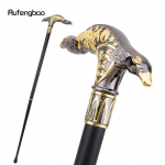 Must Kuldkotkapea Moodne jalutuskepp Dekoratiivne Kepp Cospaly Vintage Party Moodne jalutuskepp Crosier 93cm