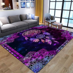 Imeilusad Mandala lillelised 3D-prindiga vaibad elutoa jaoks magamistoa sisekujundusega vaip Pehme flanellist kodu voodip&otilde;randamatt M&auml;nguala vaibad 100x150cm gray