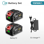 Yofidra 21V 15000mAh laetav liitiumioonaku Makita akutrelli / harjadeta mutriv&otilde;tme / kruvikeeraja / ketassae EU pistik jaoks 2 Battery- EU Plug