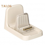 Potikaane riiul plastikust lusikahoidja alus K&ouml;&ouml;gi organiseerija kahvel spaatliga resti panni katte riiul valge